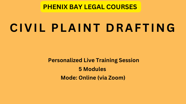 Live One-to-One Workshop on Civil Plaint Drafting Image