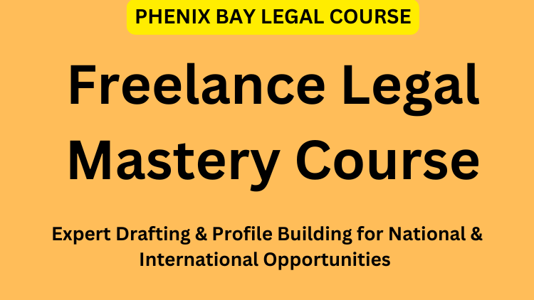 Freelance Legal Work Mastery: Expert Drafting & Profile Building for National & International Opportunities Image