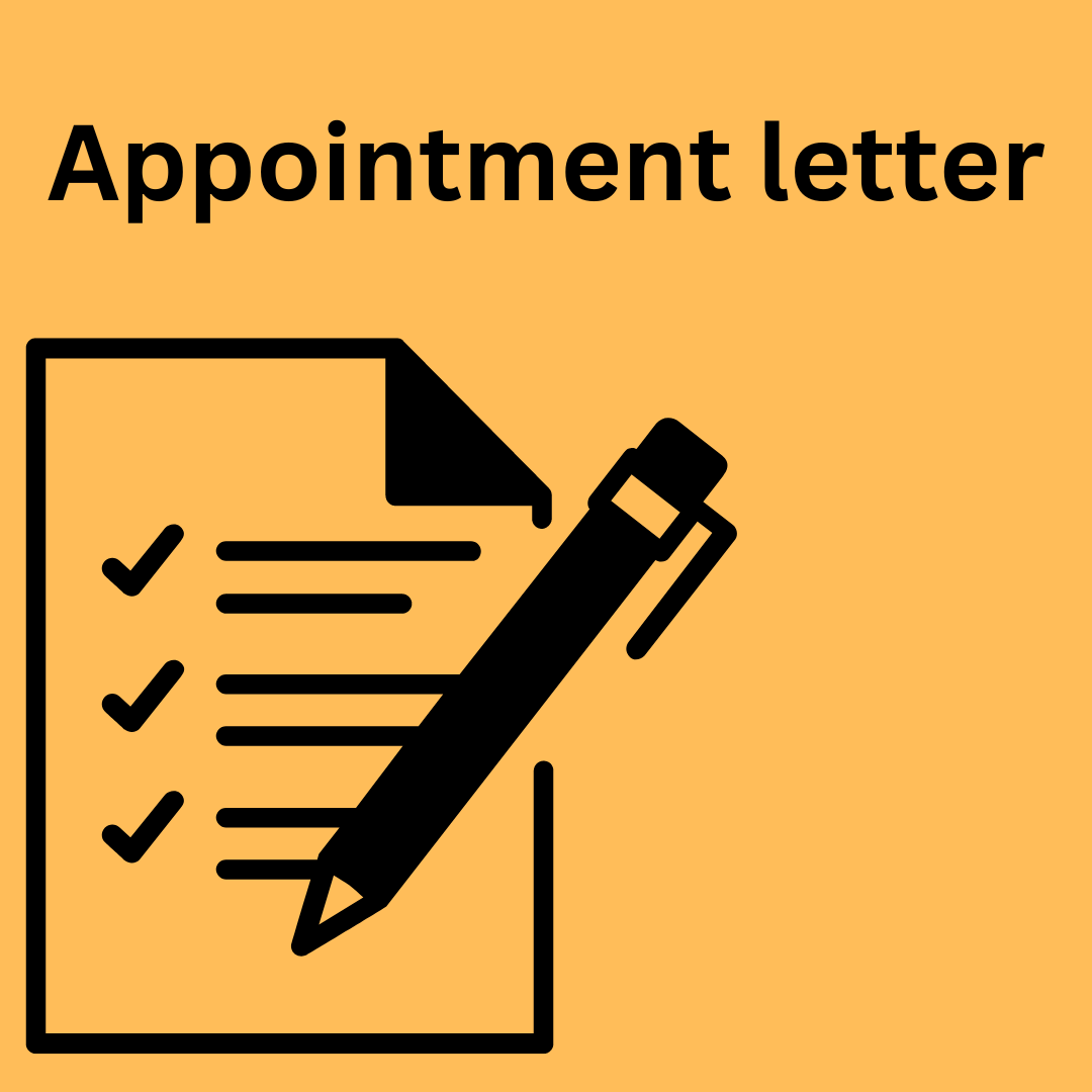 Appointment Letter Format - Contract Letter - Image